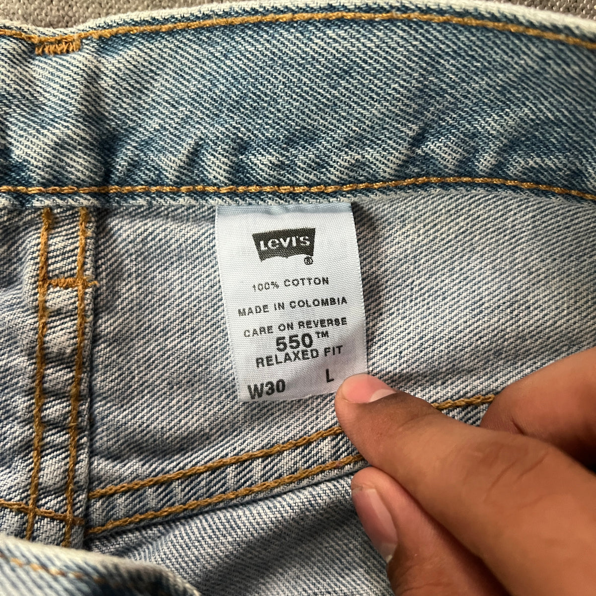 Levis 550 Relaxed Fit Jeans