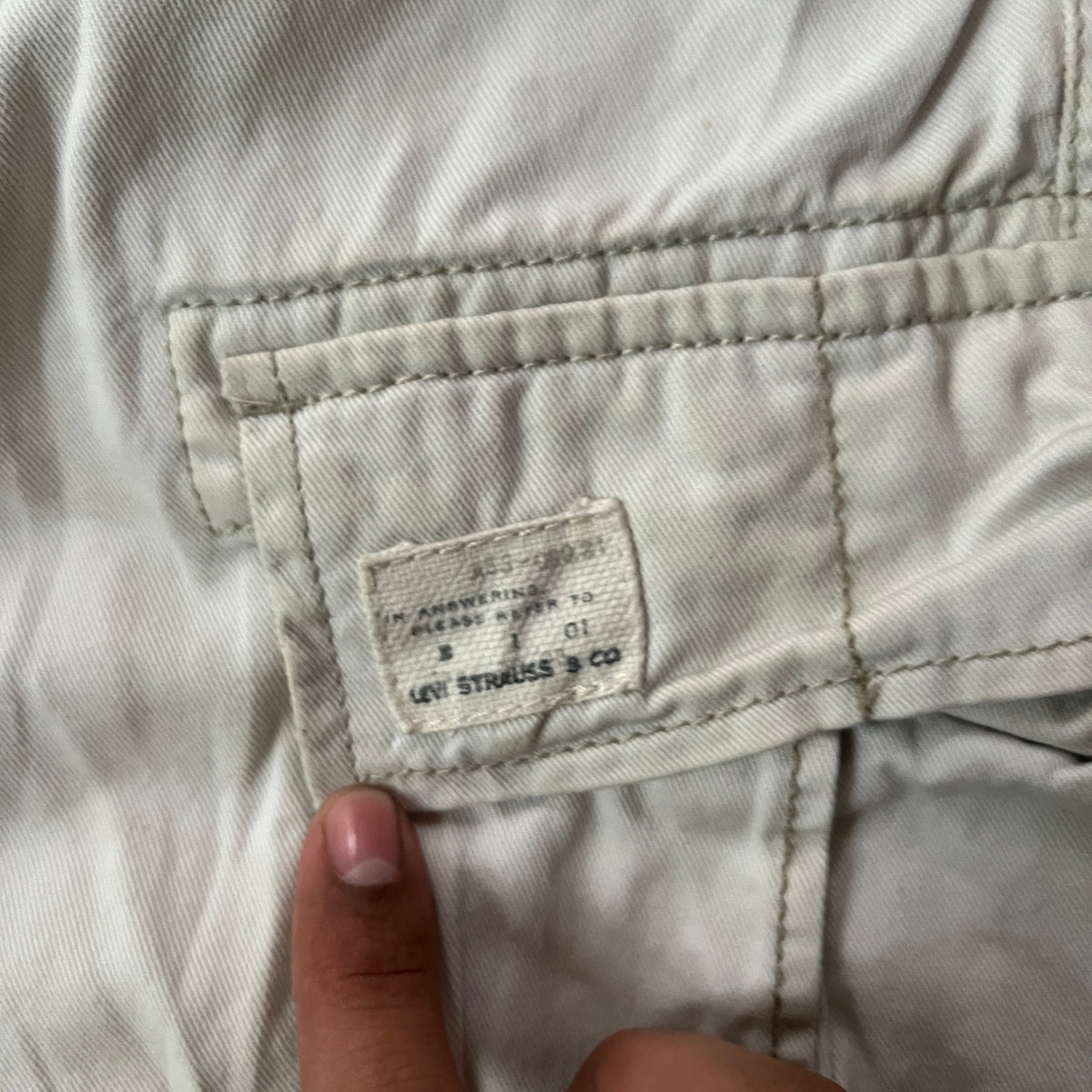 Levis Vintage Cargo Jort