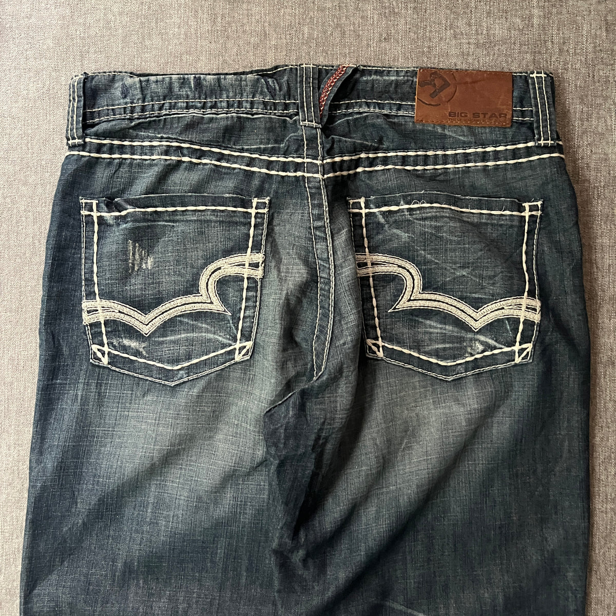 Big Star Baggy Boot Cut Jeans