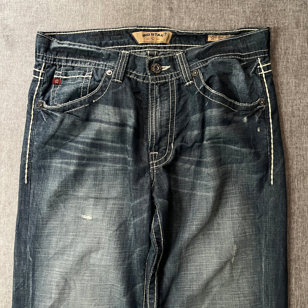 Big Star Baggy Boot Cut Jeans