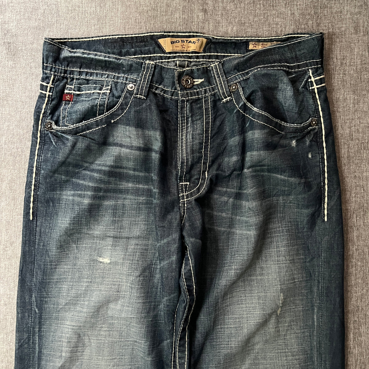 Big Star Baggy Boot Cut Jeans