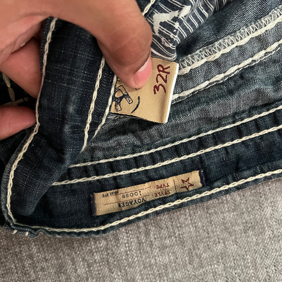 Big Star Baggy Boot Cut Jeans