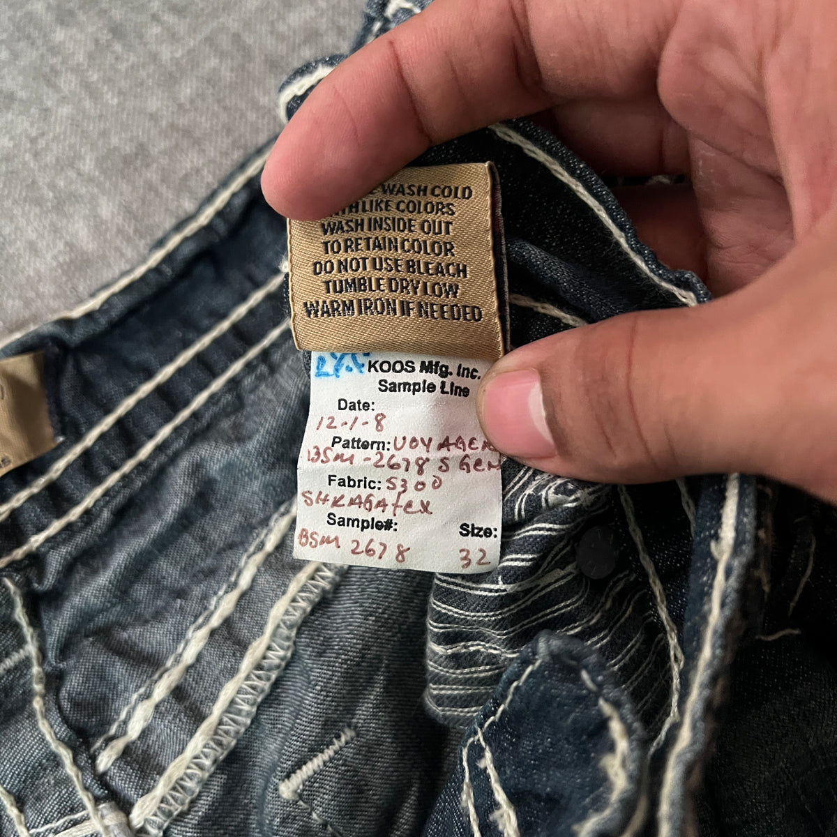 Big Star Baggy Boot Cut Jeans