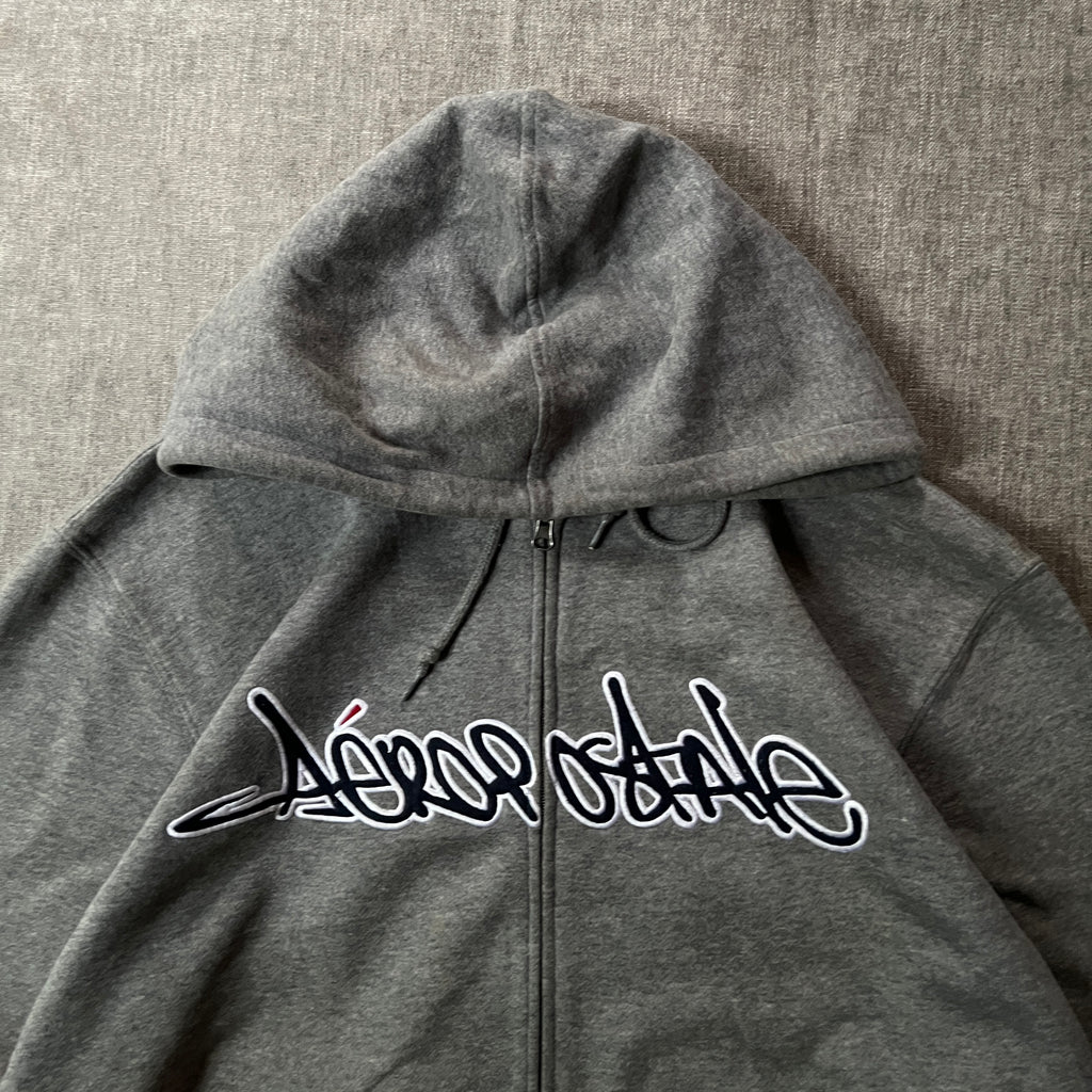 Aeropostale Surf Vintage Zip Up Hoodie