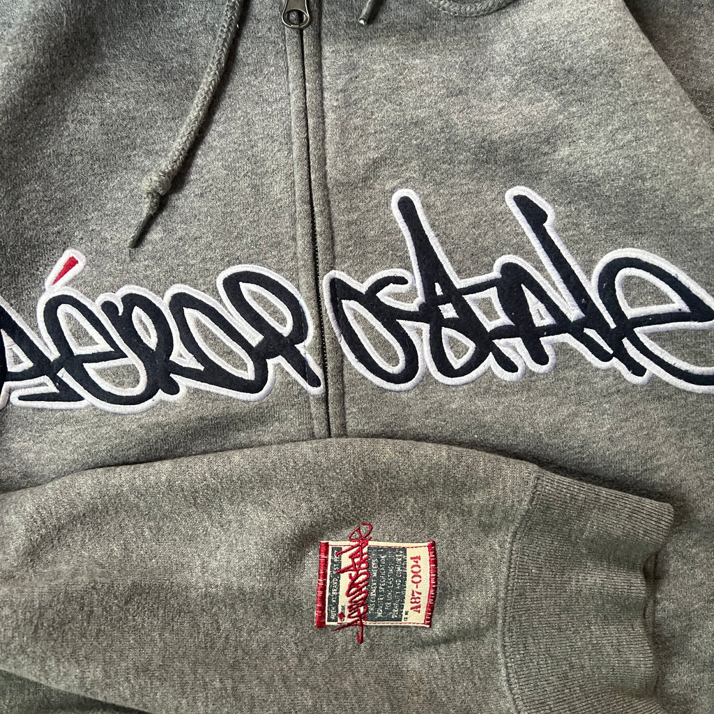 Aeropostale Surf Vintage Zip Up Hoodie