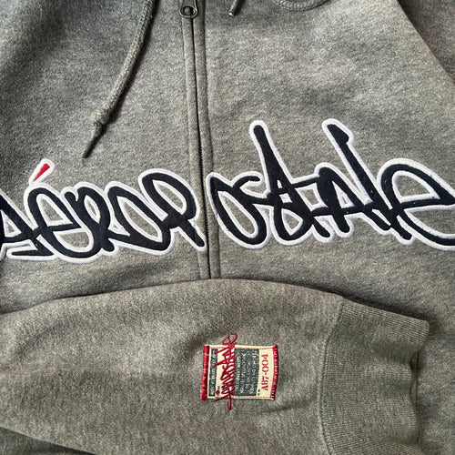 Aeropostale Surf Vintage Zip Up Hoodie