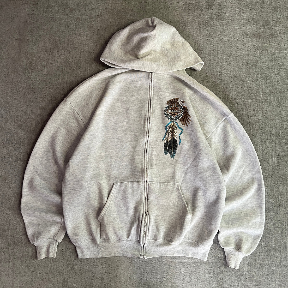 Harley-Davidson Vintage ZIp Up Hoodie