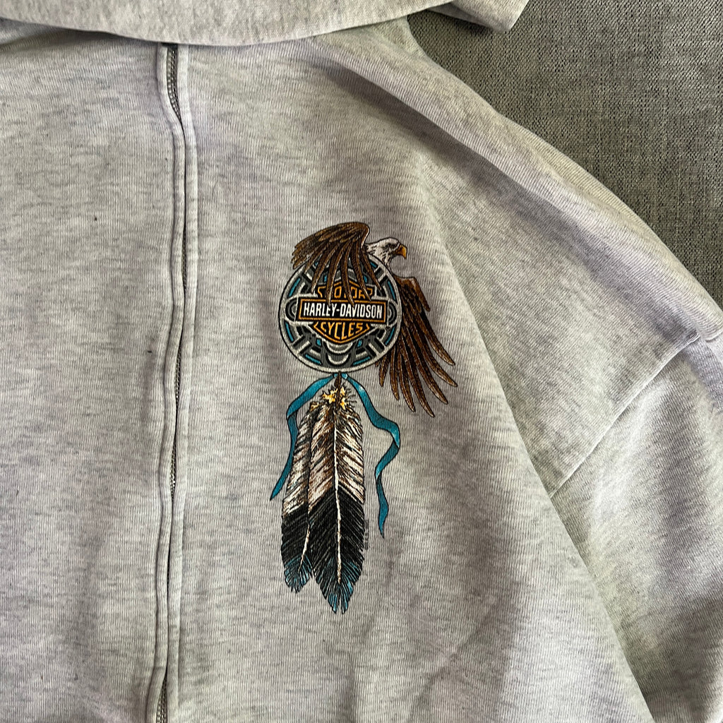 Harley-Davidson Vintage ZIp Up Hoodie