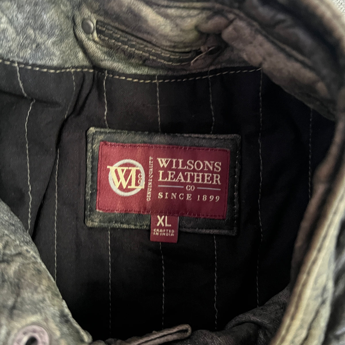 Wilson Leather Jacket Vintage Style