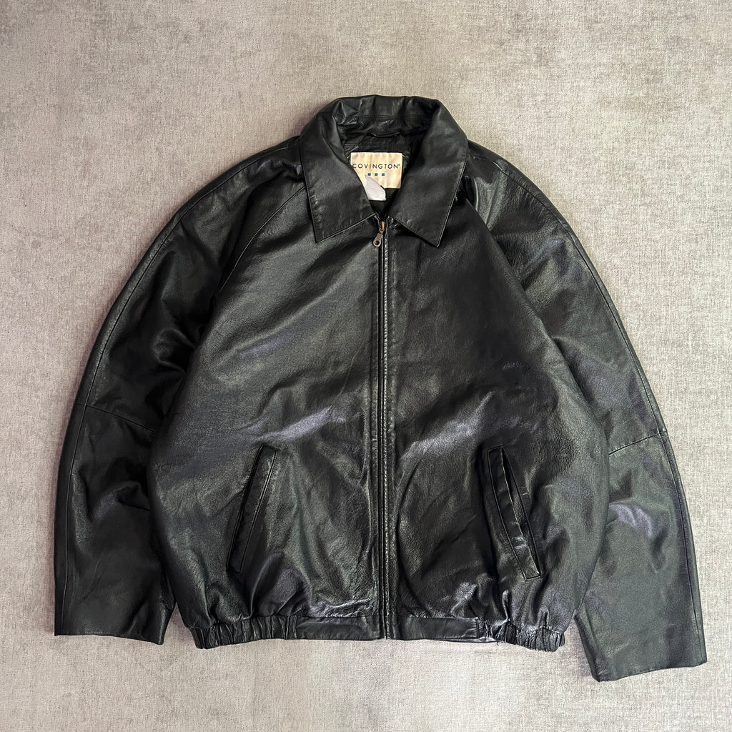 Convigton Bomber Leather Jacket