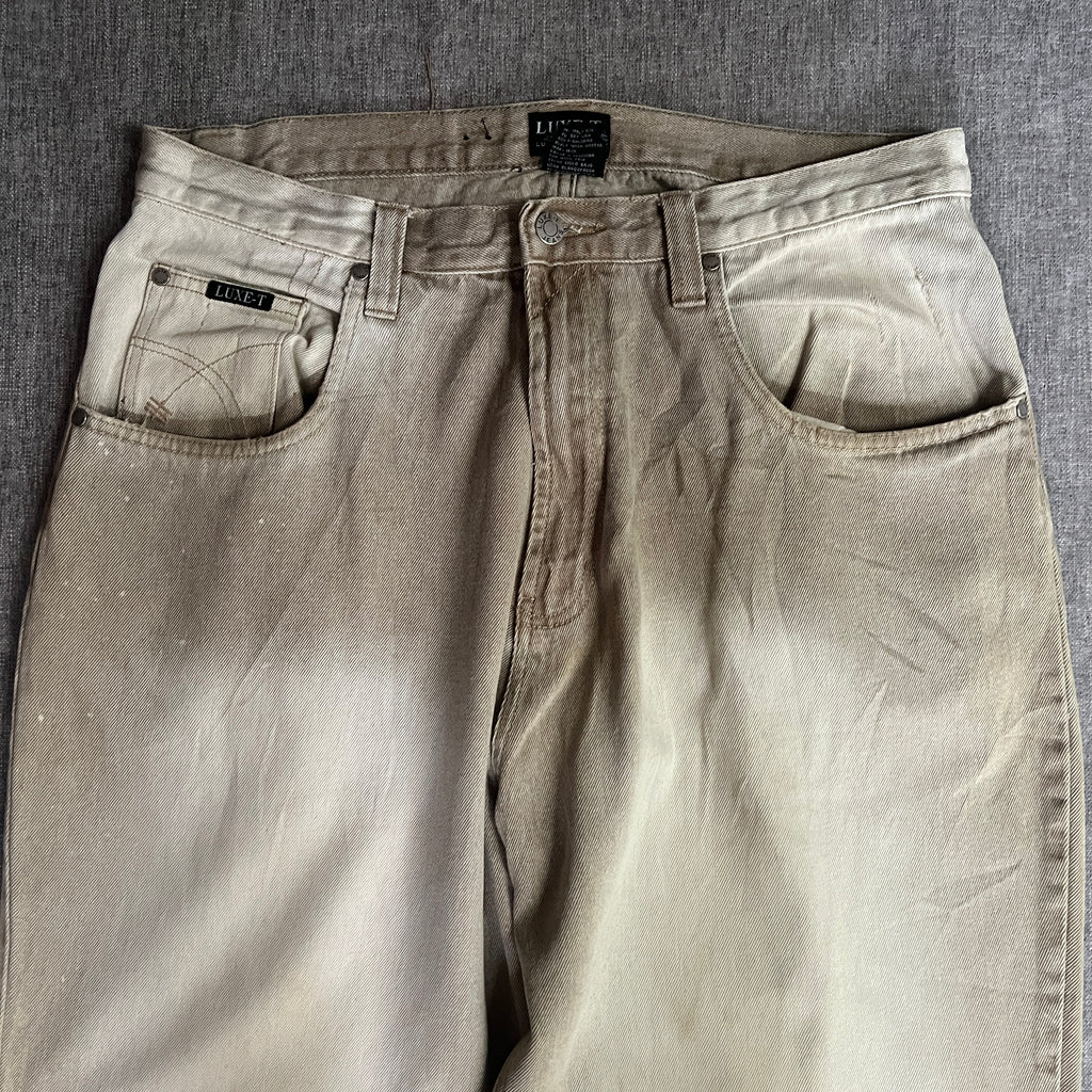 Luxe Baggy Washed Jeans