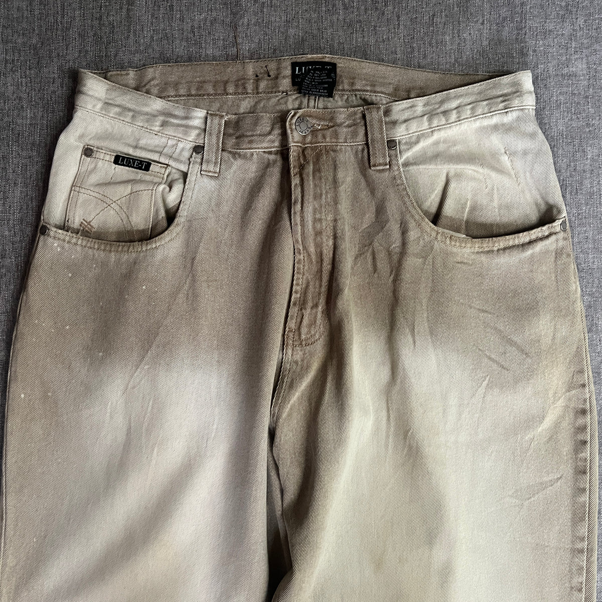 Luxe Baggy Washed Jeans
