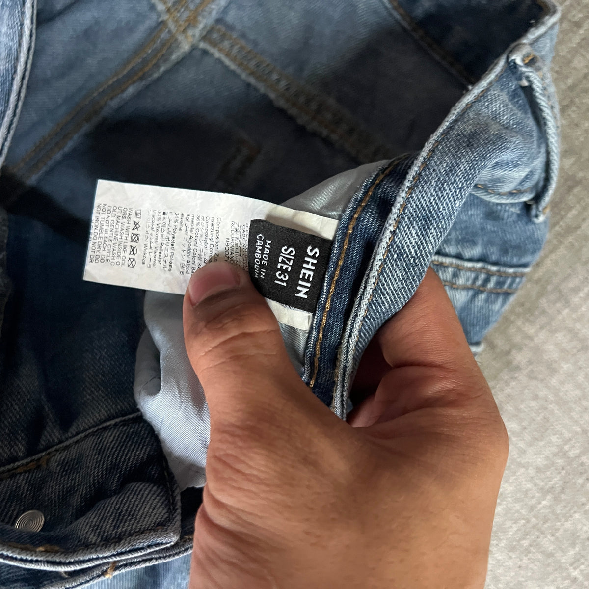 Shein Wide Leg Baggy Jeans